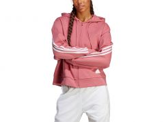 Adidas Women's Future Icons 3 Stripe Full Zip Hoodie